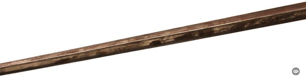 British Tri-Edge Socket Bayonet w/ Scabbard Possibly Martini-Henry - 4