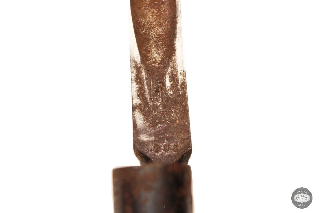 British Tri-Edge Socket Bayonet w/ Scabbard Possibly Martini-Henry - 5