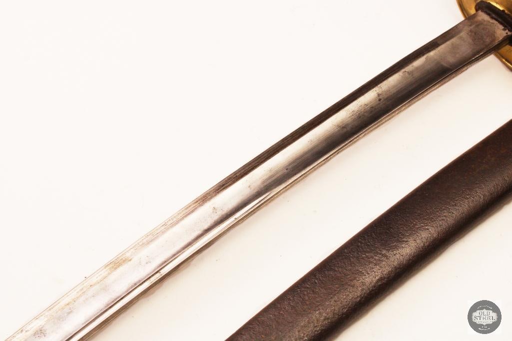 Original French Model 1822 Cavalry Sabre w/ Scabbard - 2