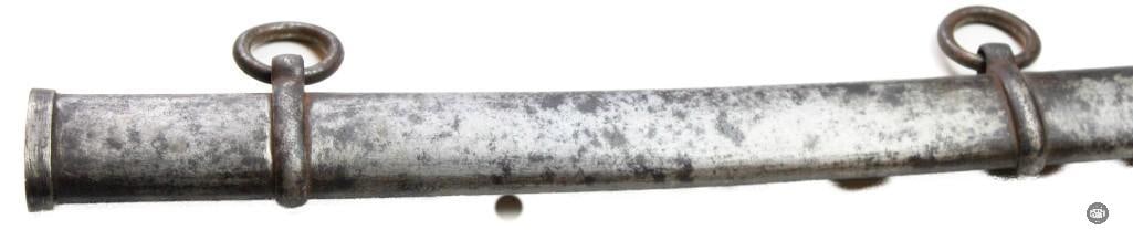 French Style Vintage Cavalry Sword 35 Blade w/ Scabbard - 6