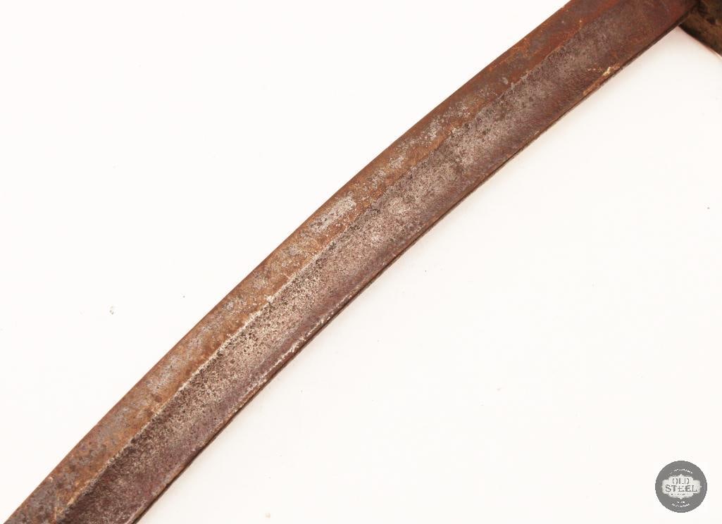 Vintage Civil War Era Cavalry Sabre Unmarked No Scabbard - 2
