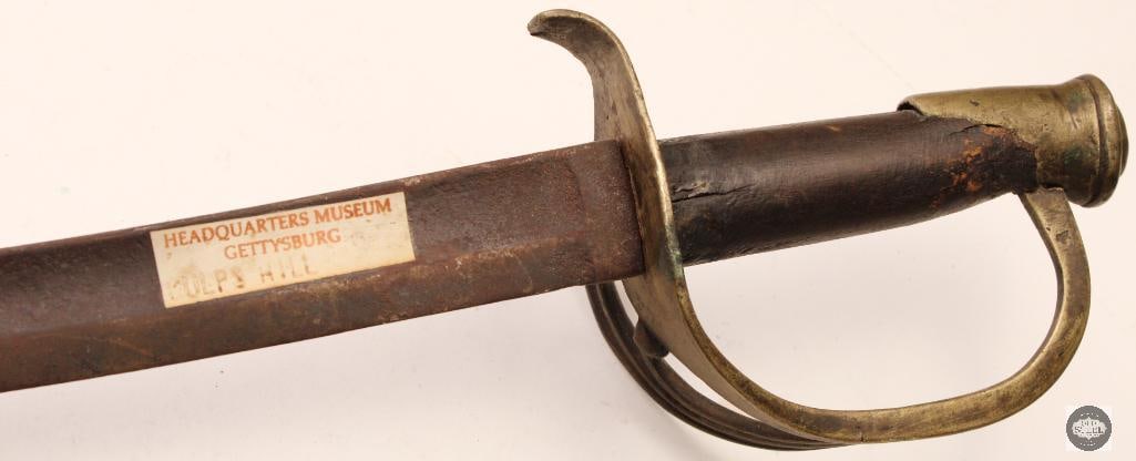 Vintage Civil War Era Cavalry Sabre Unmarked No Scabbard - 6