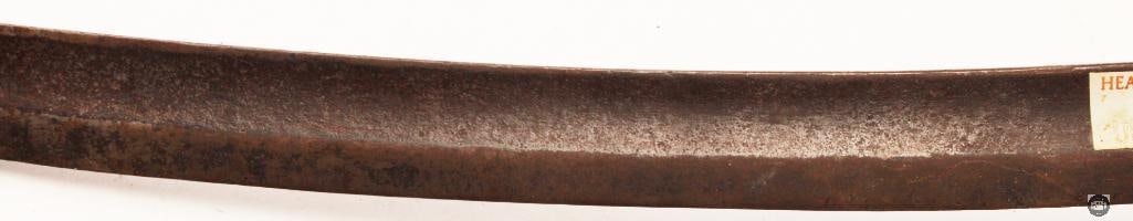 Vintage Civil War Era Cavalry Sabre Unmarked No Scabbard - 7