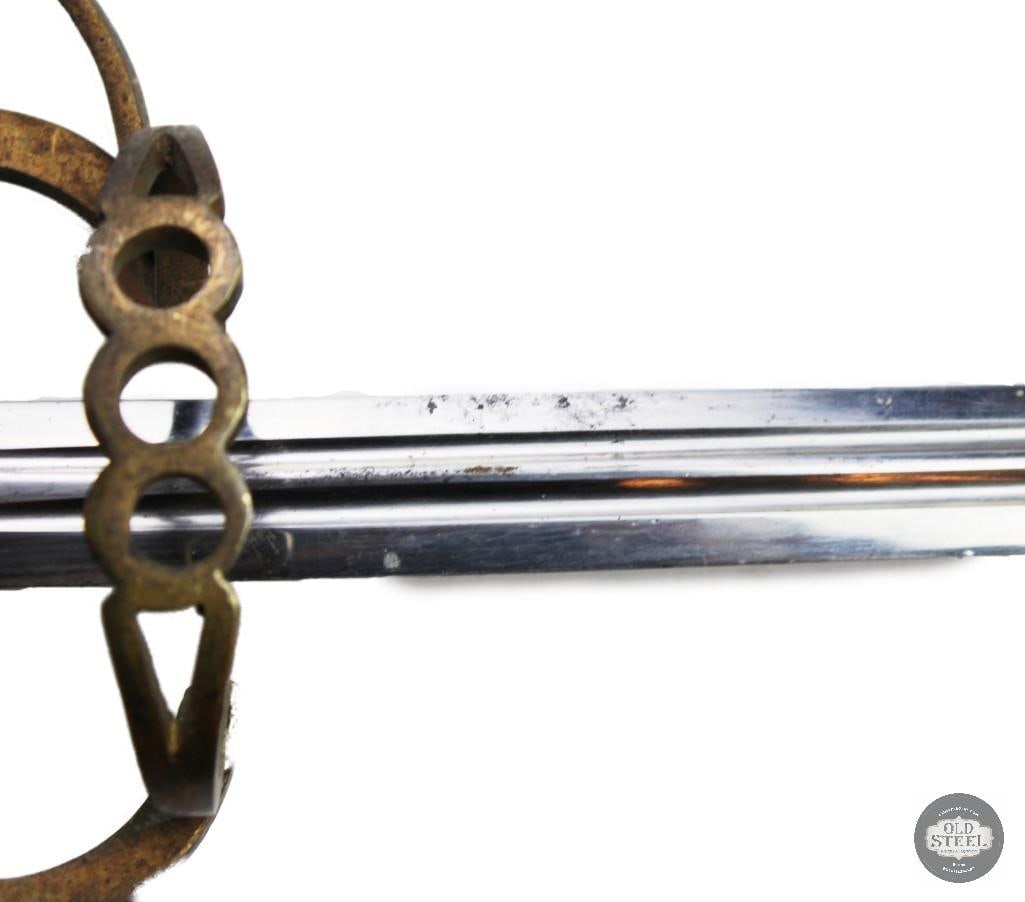 Original French Chevalier Sword Klingenthal w/ Scabbard - 5