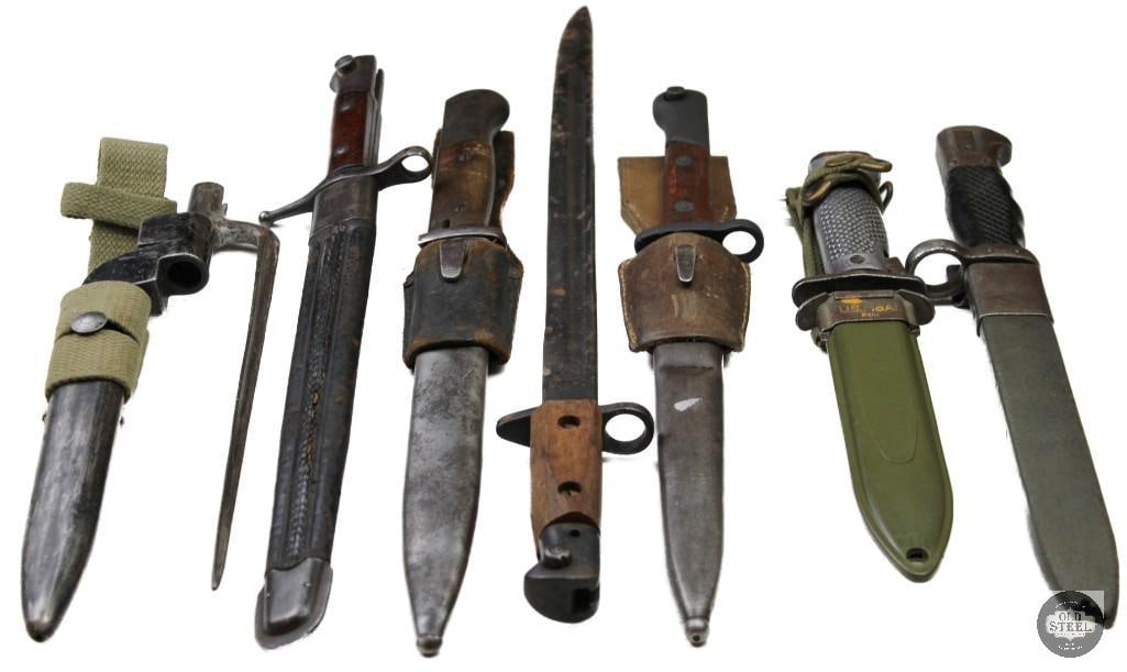 Lot of 8 surplus bayonets (1 of 13)