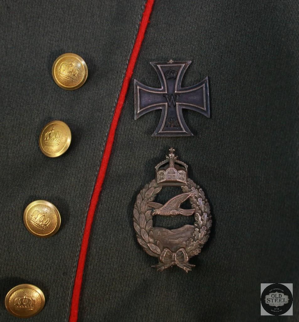 German Imperial WWI Uhlan Officer Uniform Set Reenactor Outfit - 2