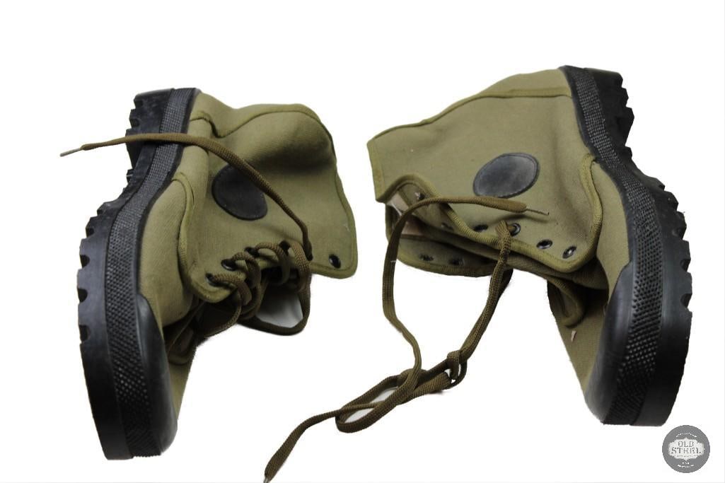 Jungle Boots French Asian Theater Vietnam Style Shoes Size 45 Unmarked - 2