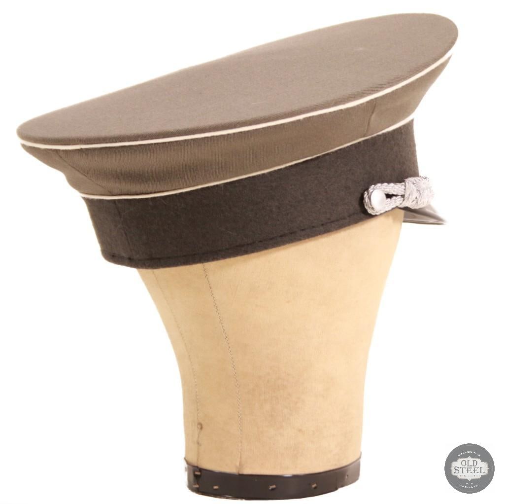 German Army Infantry Officer visor cap WWII Reenactors Piece - 4