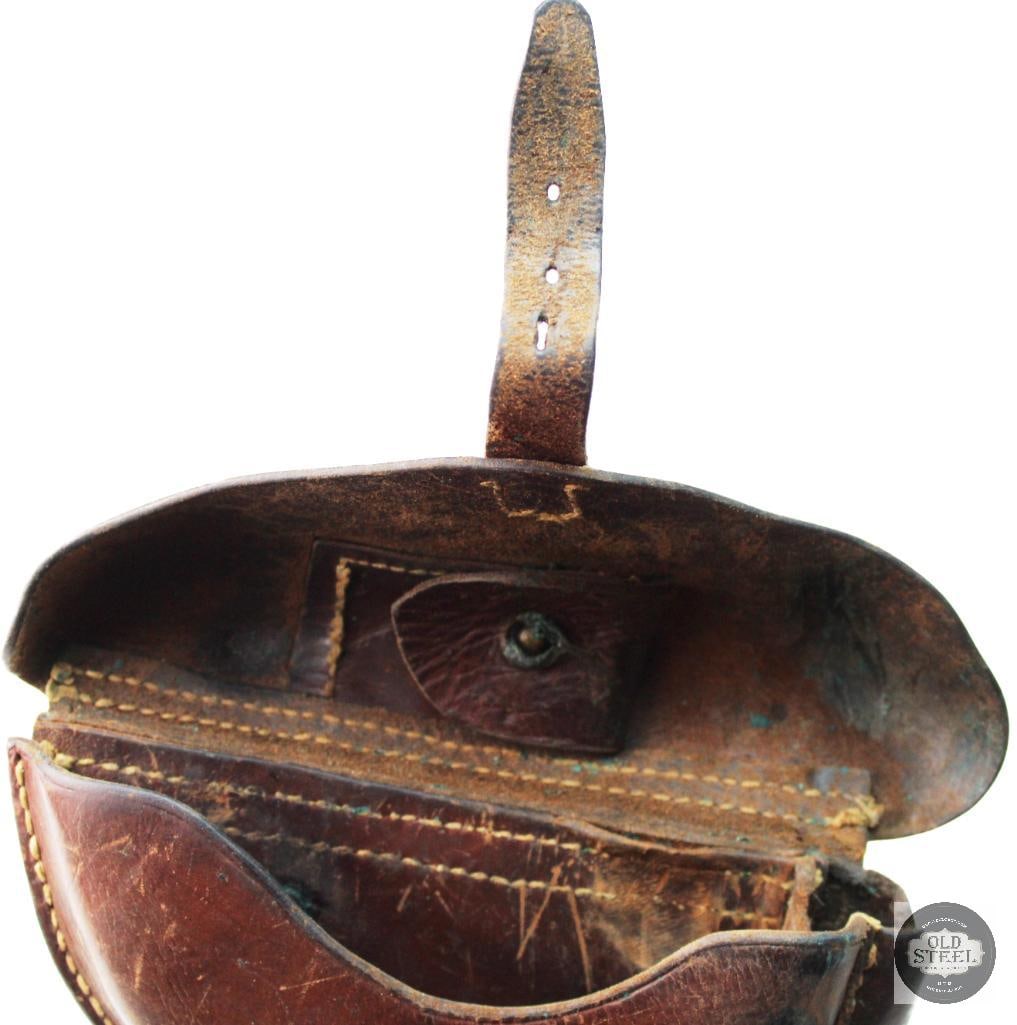 German Luger holster in brown leather - 3