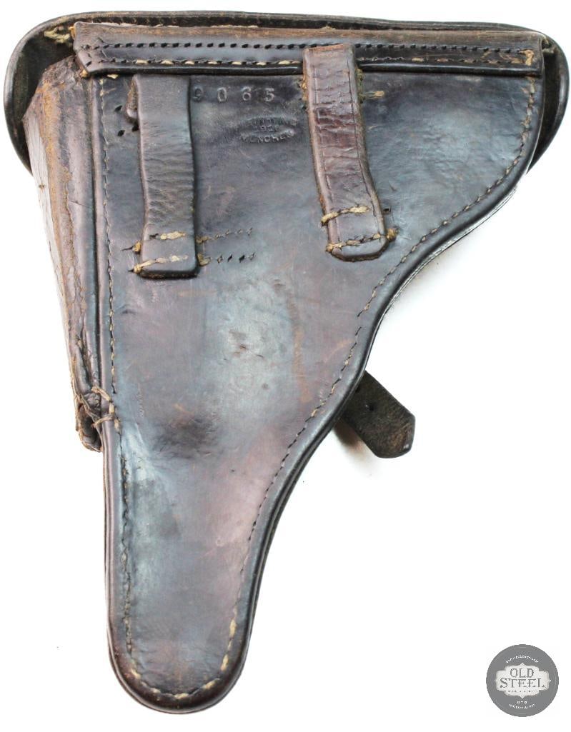 Luger P.08 holster in brown leather - 3