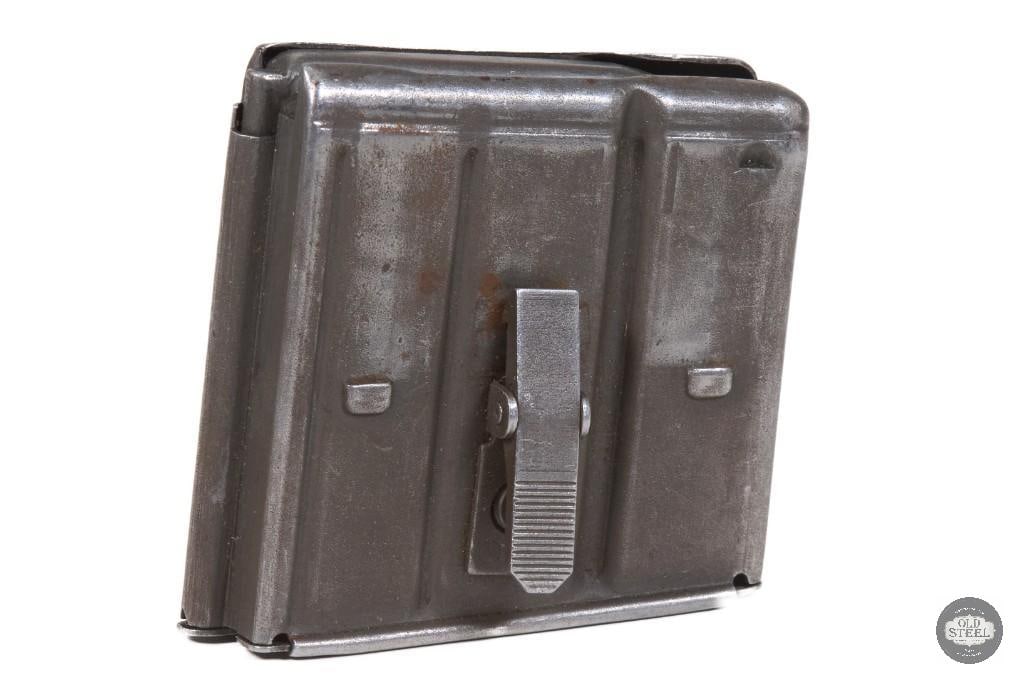 Surplus French Mas 36 magazine: Surplus French Mas 36 magazine, Shows signs of use, has a rack or unit number in yellow present. THIS ITEM IS AS PICTURED WITH NO FURTHER ATTACHMENTS. ALL SALES ARE FINAL. PLEASE REFER