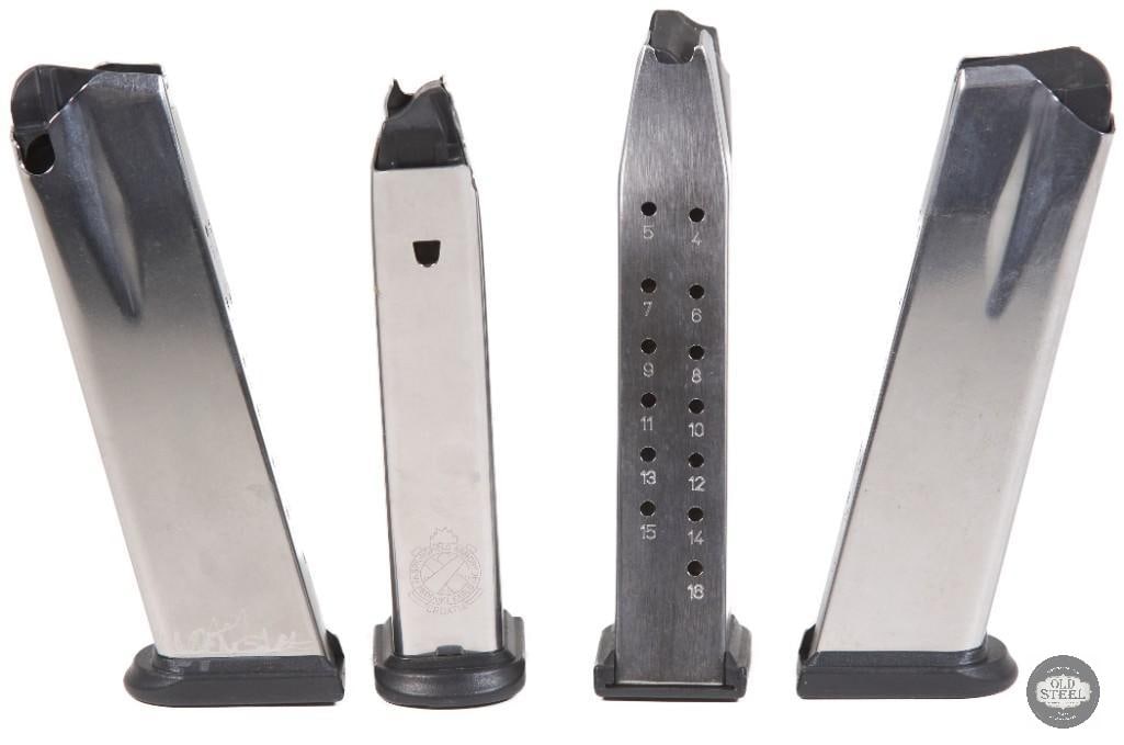 Lot of 4 Springfield XDM 40 S&W 16rd Magazines: Lot of 4 Springfield XDM 40 S&W 16rd Magazines THIS ITEM IS AS PICTURED WITH NO FURTHER ATTACHMENTS. ALL SALES ARE FINAL. PLEASE REFER TO THE AUCTION DESCRIPTION, LOT #1 DESCRIPTION