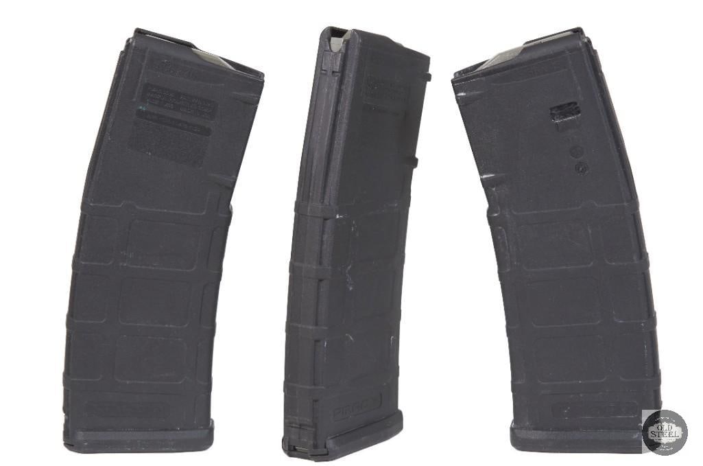Lot of 3 MagPul 5.56 PMAG 30 Magazines: Lot of 3 MagPul 5.56 PMAG 30 Magazines THIS ITEM IS AS PICTURED WITH NO FURTHER ATTACHMENTS. ALL SALES ARE FINAL. PLEASE REFER TO THE AUCTION DESCRIPT