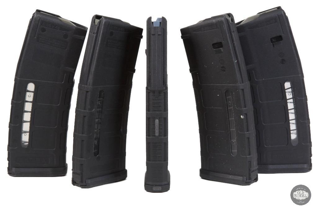 Lot of 5 Magpul Windowed 5.56 PMAG Magazines: Lot of 5 Magpul Windowed 5.56 PMAG Magazines THIS ITEM IS AS PICTURED WITH NO FURTHER ATTACHMENTS. ALL SALES ARE FINAL. PLEASE REFER TO THE AUCTION DESCRIPTION, LOT #1 DESCRIPTION AND