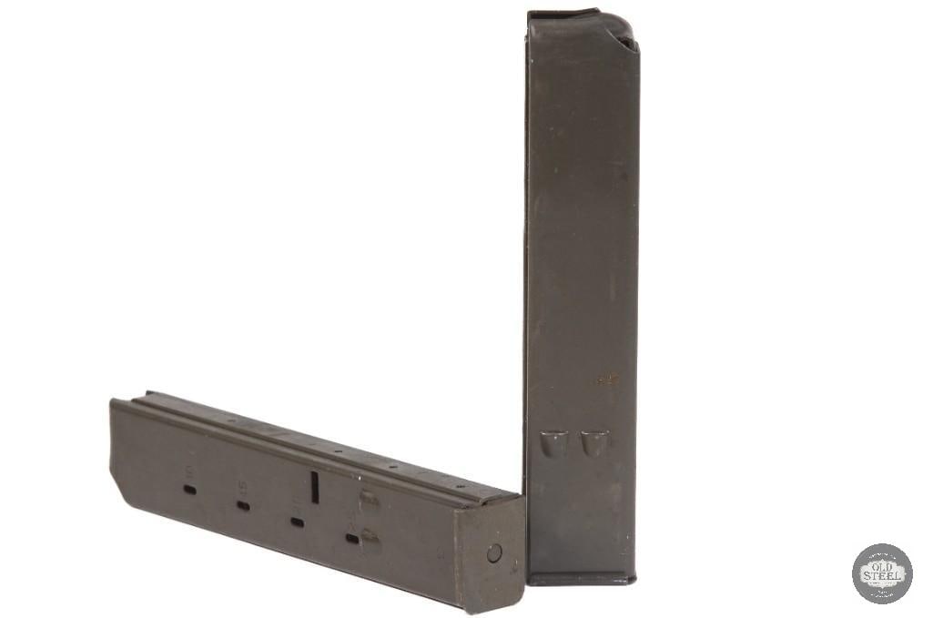 Lot of 2 UZI 25rd Magazines - 9mm Luger - 2