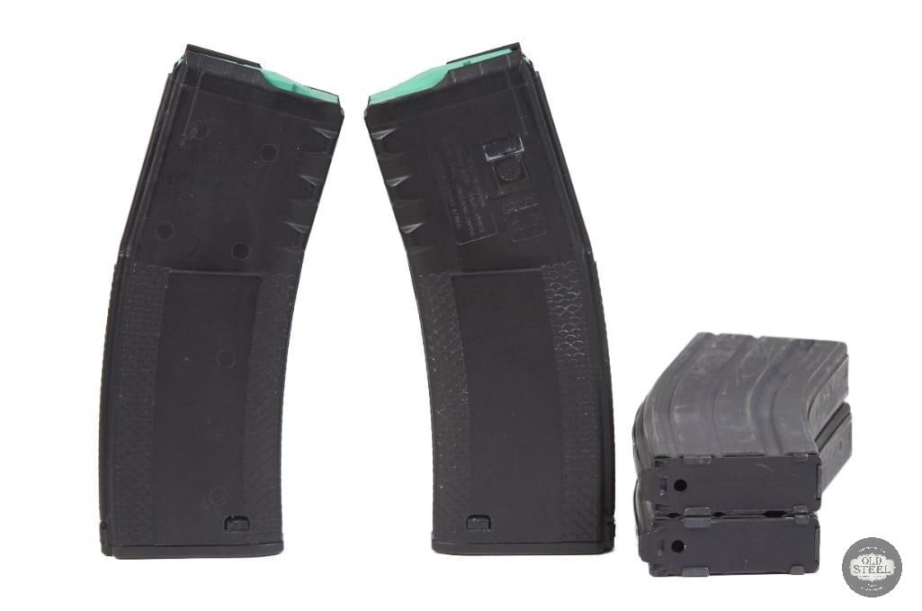 Lot of 4 AR15 30rd Magazines - 2 Troy - 2 GI Style: Lot of 4 AR15 30rd Magazines - 2 Troy - 2 GI Style THIS ITEM IS AS PICTURED WITH NO FURTHER ATTACHMENTS. ALL SALES ARE FINAL. PLEASE REFER TO THE AUCTION DESCRIPTION, LOT #1 DESCRIPTION