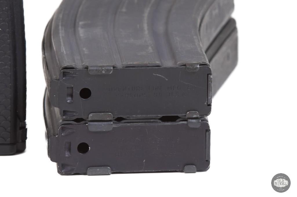 Lot of 4 AR15 30rd Magazines - 2 Troy - 2 GI Style - 2