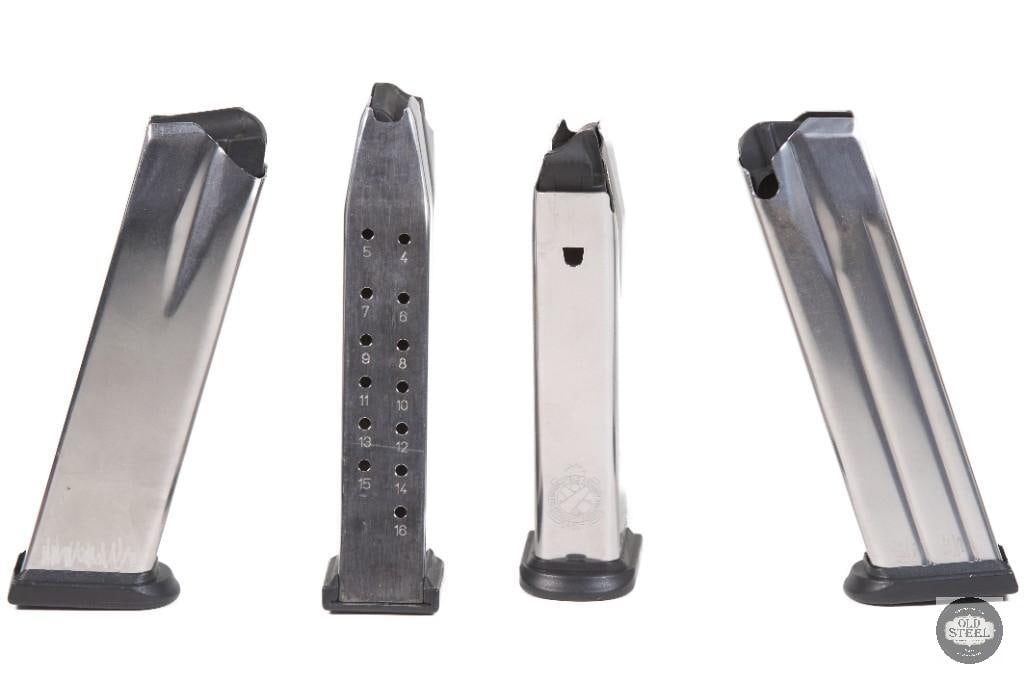 Lot of 4 Springfield XDM 40 S&W 16rd Magazines: Lot of 4 Springfield XDM 40 S&W 16rd Magazines THIS ITEM IS AS PICTURED WITH NO FURTHER ATTACHMENTS. ALL SALES ARE FINAL. PLEASE REFER TO THE AUCTION DESCRIPTION, LOT #1 DESCRIPTION