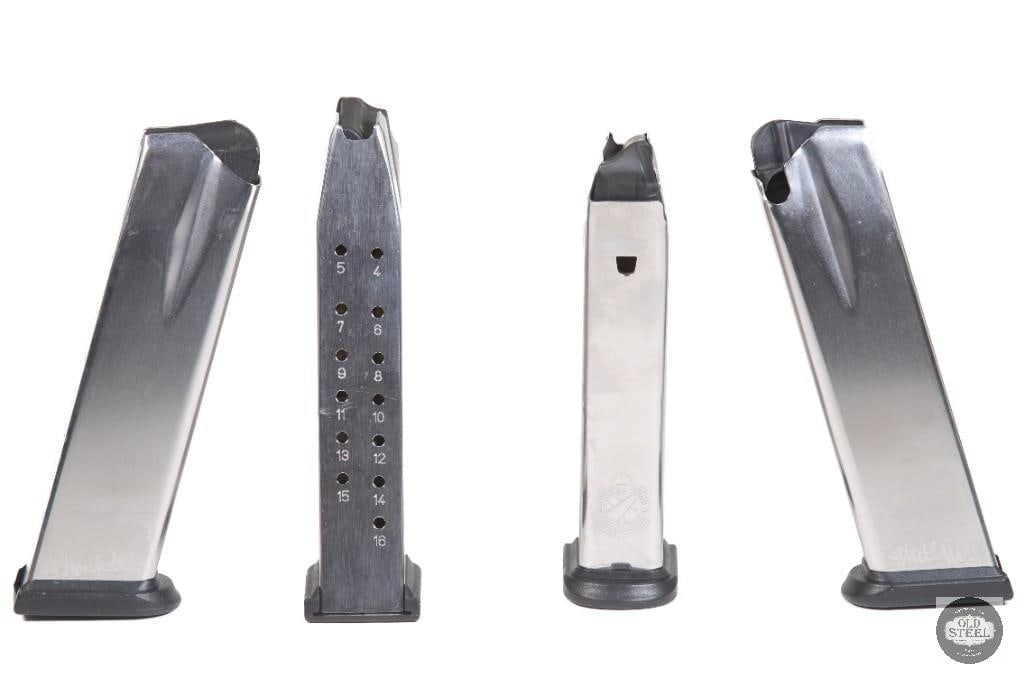 Lot of 4 Springfield XDM 40 S&W 16rd Magazines: Lot of 4 Springfield XDM 40 S&W 16rd Magazines THIS ITEM IS AS PICTURED WITH NO FURTHER ATTACHMENTS. ALL SALES ARE FINAL. PLEASE REFER TO THE AUCTION DESCRIPTION, LOT #1 DESCRIPTION