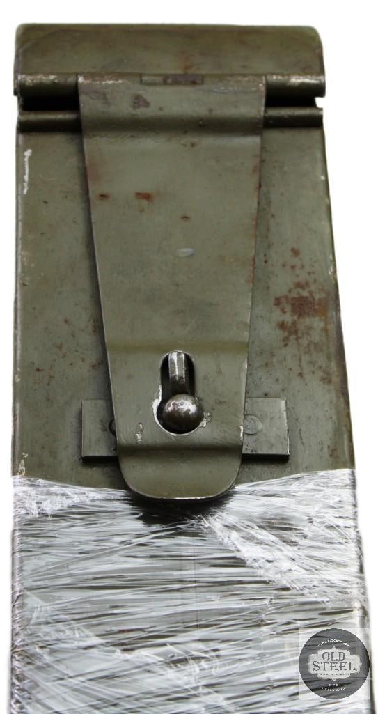 Finnish Maxim M1910 Ammo Can with 200rd Link Belt - NO AMMO: Finnish Maxim M1910 Ammo Can with 200rd Link Belt - NO AMMO THIS ITEM IS AS PICTURED WITH NO FURTHER ATTACHMENTS. ALL SALES ARE FINAL. PLEASE REFER TO THE AUCTION DESCRIPTION, LOT