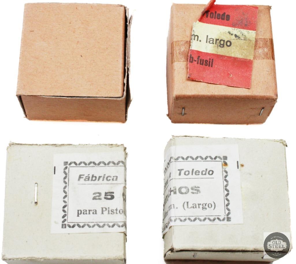 4 Boxes Fabrica De Nacional 9mm Largo Ammunition - 100rds: 4 Boxes Fabrica De Nacional 9mm Largo Ammunition - 100rds THIS ITEM IS AS PICTURED WITH NO FURTHER ATTACHMENTS. ALL SALES ARE FINAL. PLEASE REFER TO T