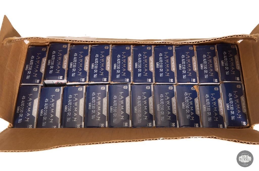 1000 rounds of Speer Lawman 45 Auto, 230 grain - 2