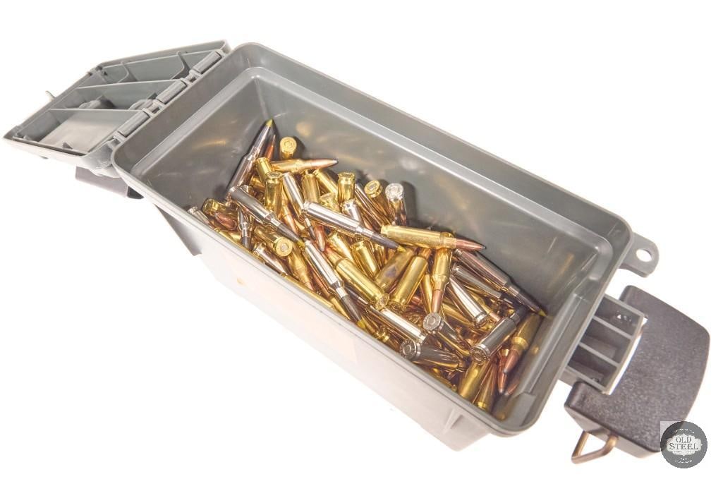 11 LBS ammo can of assorted 6.5 Creedmore: One lot consisting of 11 LBS ammo can of assorted 6.5 Creedmore THIS ITEM IS AS PICTURED WITH NO FURTHER ATTACHMENTS. ALL SALES ARE FINAL. PLEASE