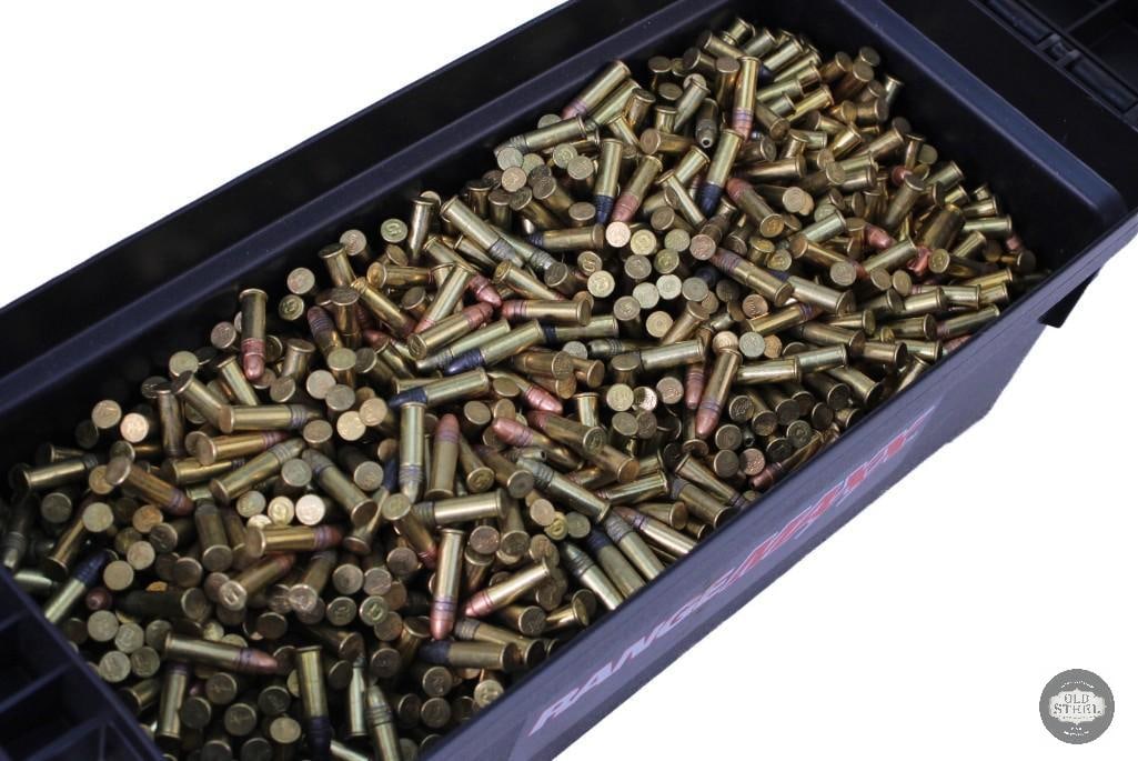 17.5 LBS ammo can of 22 Long Rifle (LR): One lot consisting of 17.5 LBS ammo can of 22 Long Rifle (LR) THIS ITEM IS AS PICTURED WITH NO FURTHER ATTACHMENTS. ALL SALES ARE FINAL. PLEASE REFER