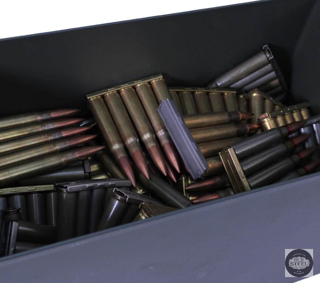 27 LBS ammo can of 8mm Mauser, assorted types (1 of 2)