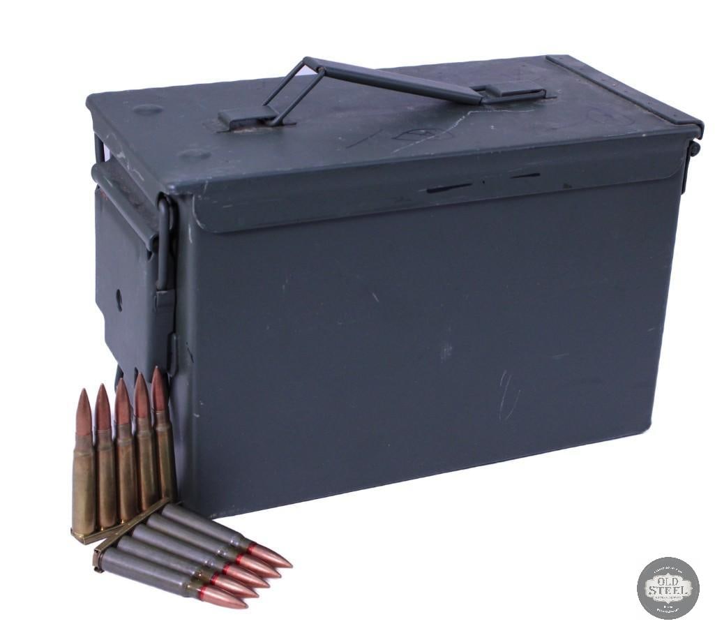 27 LBS ammo can of 8mm Mauser, assorted types - 2