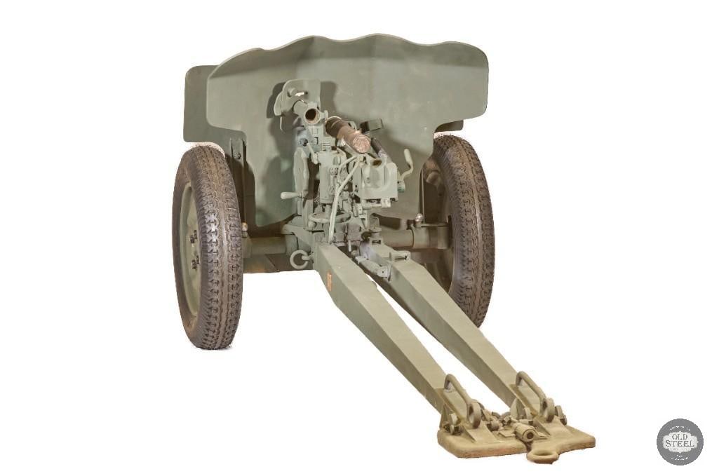 Deactivated French Hotchkiss 25mm Anti-Tank Gun w/ Finnish 1943 Data Plate - 3