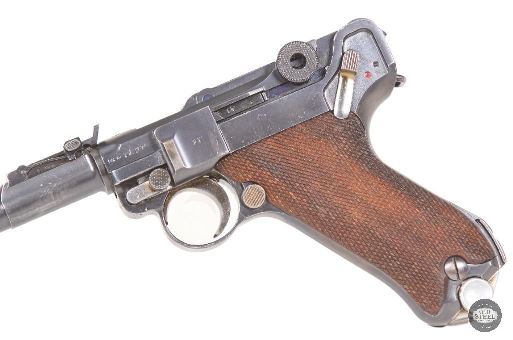 Extremely Rare Persian Luger 9mm w/ Matching Stock, Magazine, Holster & Complete Accessory Rig - 7