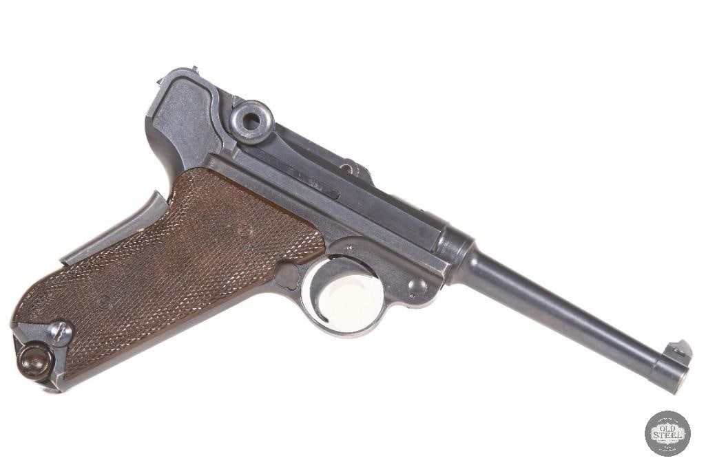 Rare Swiss Model 1929 Luger .30 Luger w/ Matching Numbers, 2 Swiss Mags & Original Rig - 2