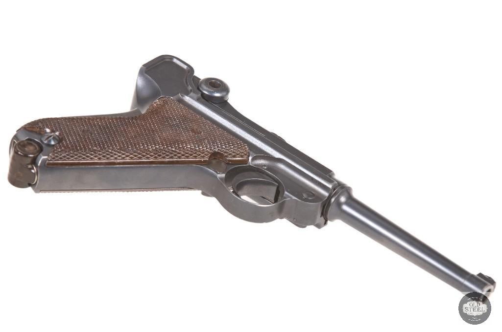 Rare Swiss Model 1929 Luger .30 Luger w/ Matching Numbers, 2 Swiss Mags & Original Rig - 8