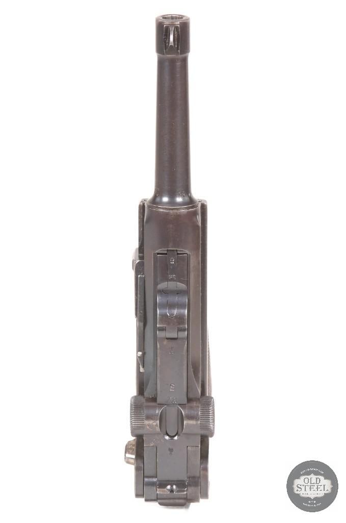 Simson Luger 9mm Weimar Police Pistol w/ Sear Safety, Matching Magazine & 1933 Holster - 6