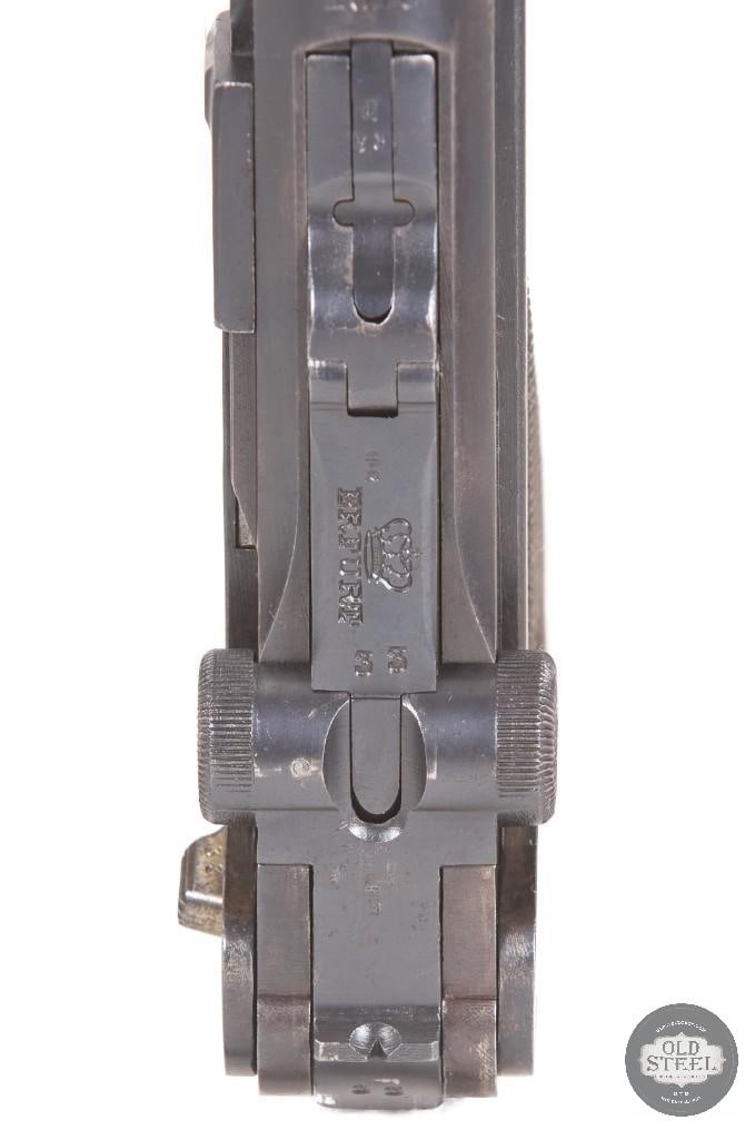 1918 Erfurt Luger 9mm w/ Two Matching Magazines, Holster, Tool & Matching Numbers - 2