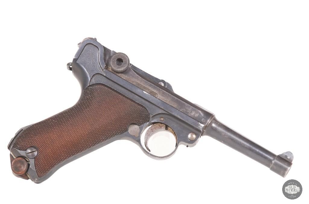 1918 Erfurt Luger 9mm w/ Two Matching Magazines, Holster, Tool & Matching Numbers - 3