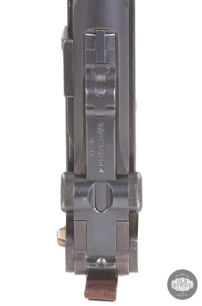 Swiss Model 1900 Luger .30 Luger by Waffenfabrik Bern w/ Original Holster & Frame Strap - 2