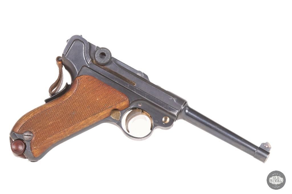 Swiss Model 1900 Luger .30 Luger by Waffenfabrik Bern w/ Original Holster & Frame Strap - 4