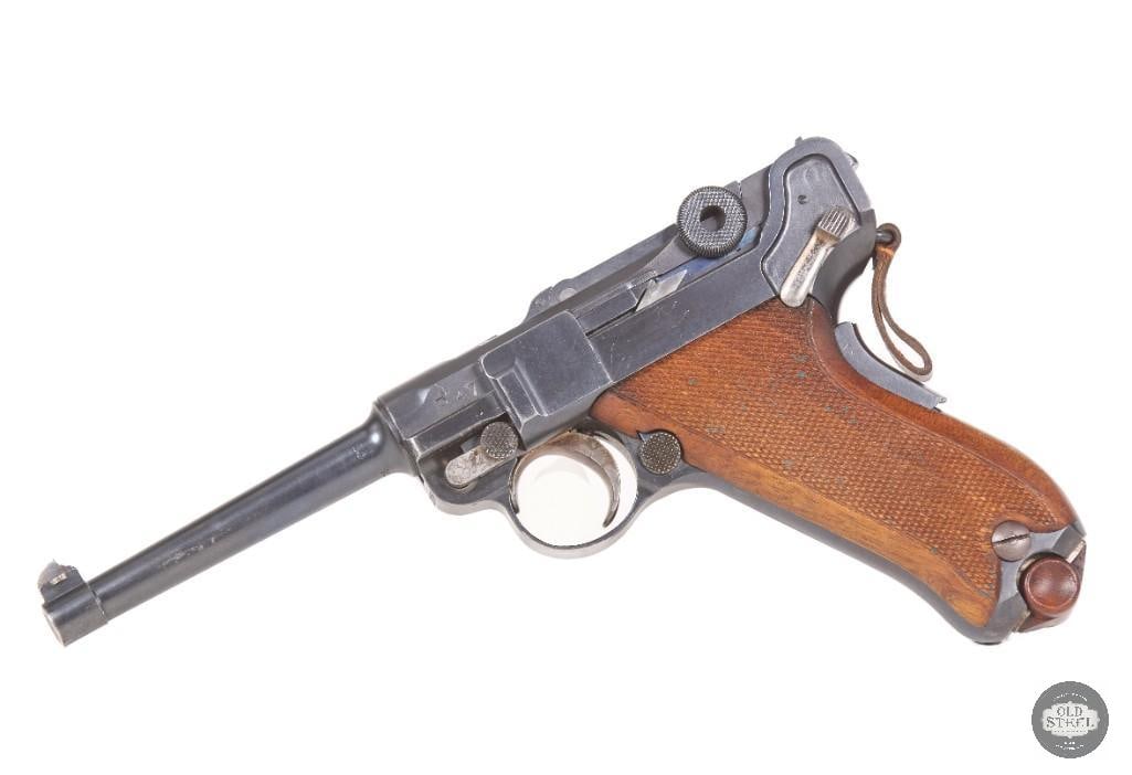 Swiss Model 1900 Luger .30 Luger by Waffenfabrik Bern w/ Original Holster & Frame Strap - 5