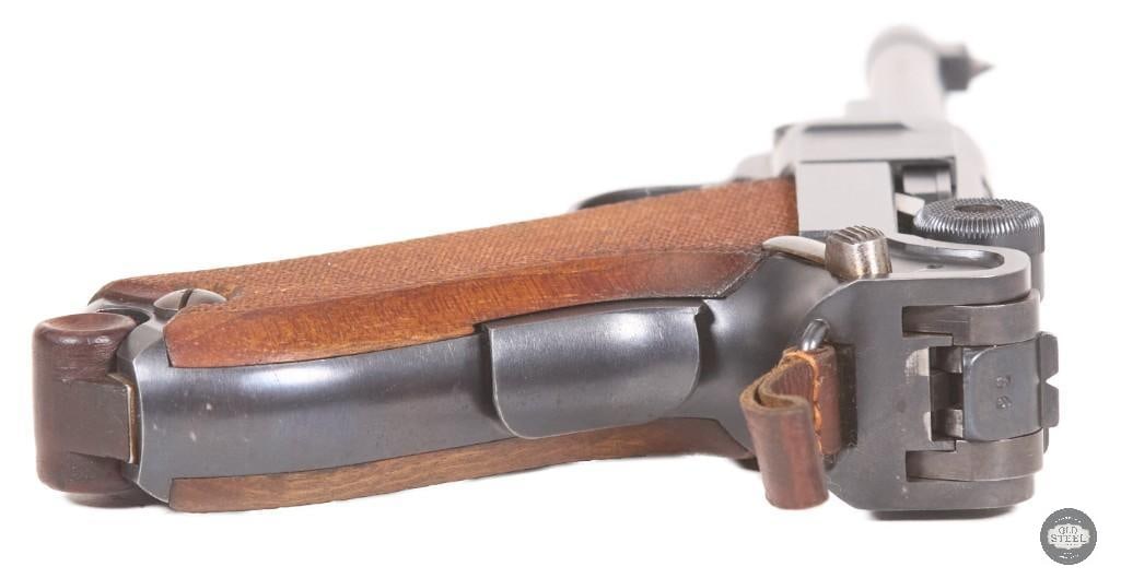 Swiss Model 1900 Luger .30 Luger by Waffenfabrik Bern w/ Original Holster & Frame Strap - 6