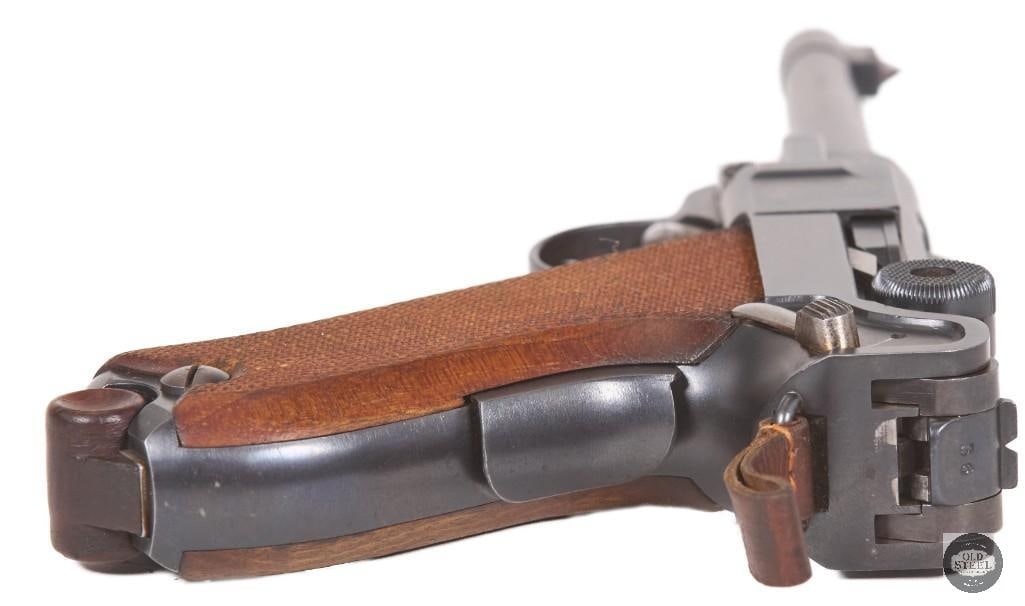 Swiss Model 1900 Luger .30 Luger by Waffenfabrik Bern w/ Original Holster & Frame Strap - 7