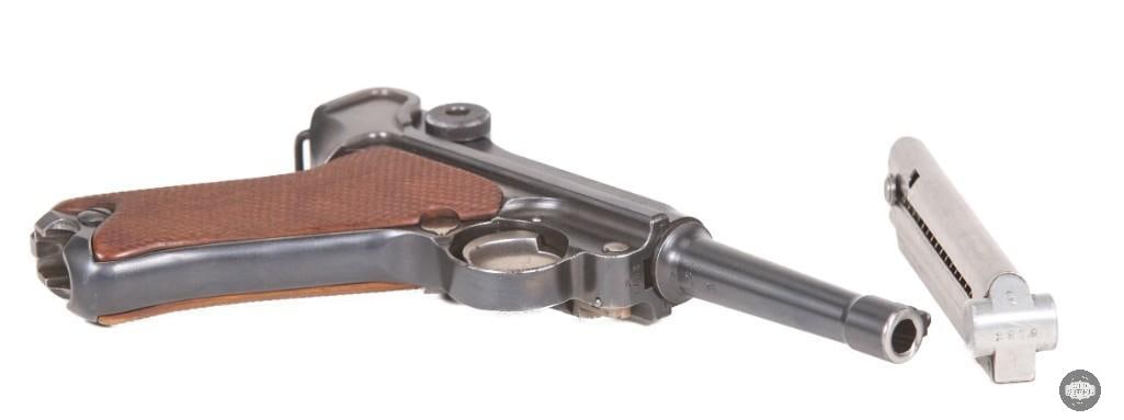 DWM 1916/1920 Police Luger 9mm w/ Matching Tool, Magazine, Serialized Holster - 7