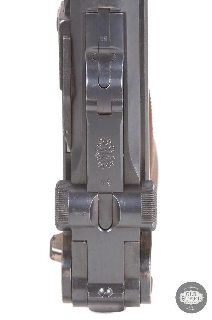 DWM 1916/1920 Police Luger 9mm w/ Matching Tool, Magazine, Serialized Holster - 8