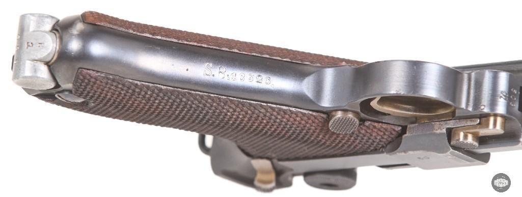 DWM 1920 Police Luger 9mm Unit Marked w/ Capture Papers, Matching Mag, Holster & Tool - 7
