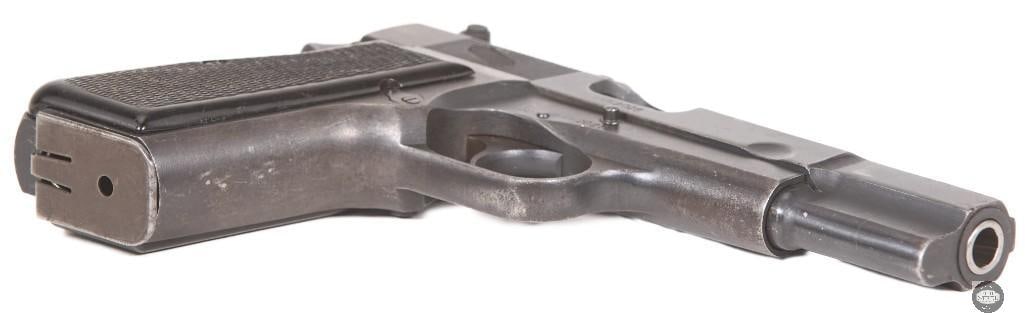 Canadian Inglis Hi Power MK.I* 9mm w/ Chinese Contract Prefix, 1945 Stock Holster & Canvas Rig - 7