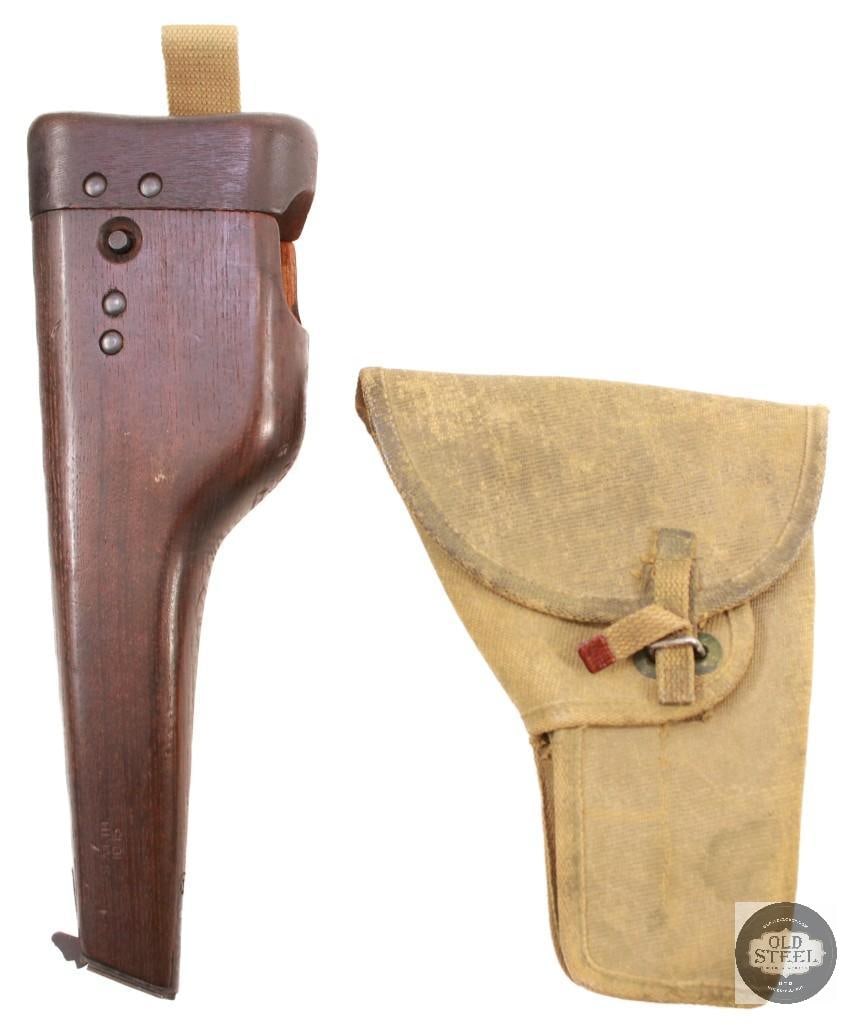 Canadian Inglis Hi Power MK.I* 9mm w/ Chinese Contract Prefix, 1945 Stock Holster & Canvas Rig - 8
