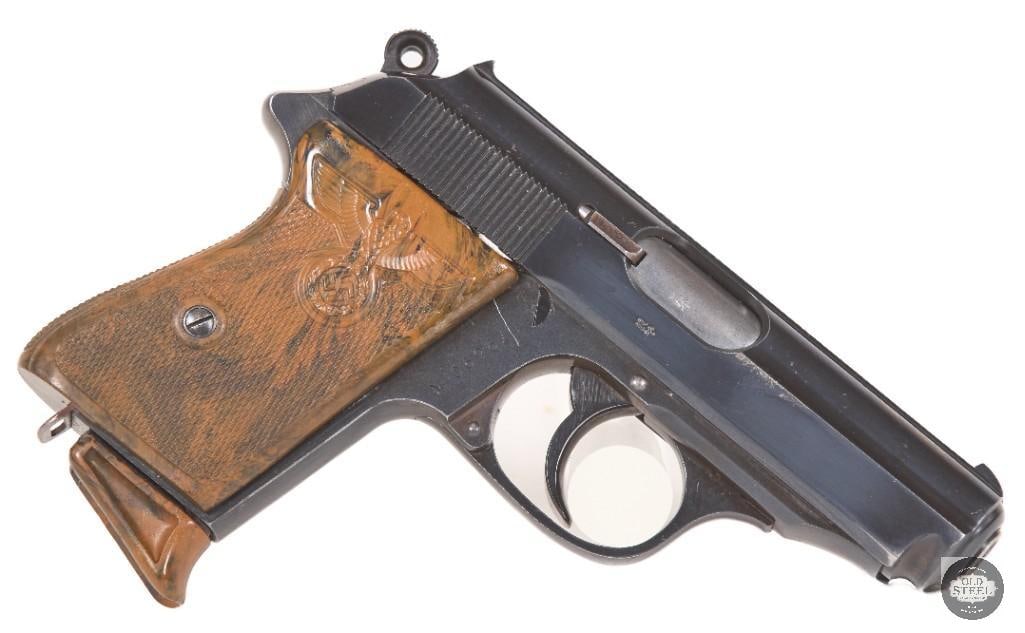 Rare 1939 2nd Variation NSDAP Party Leader Walther PPK w/ Original Holster & Magazine - 2