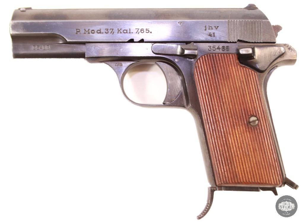 German Proofed Femaru Model 37 7.65mm Pistol MFG 1941 w/ 1942 JSD Holster & Matching Magazines - 3