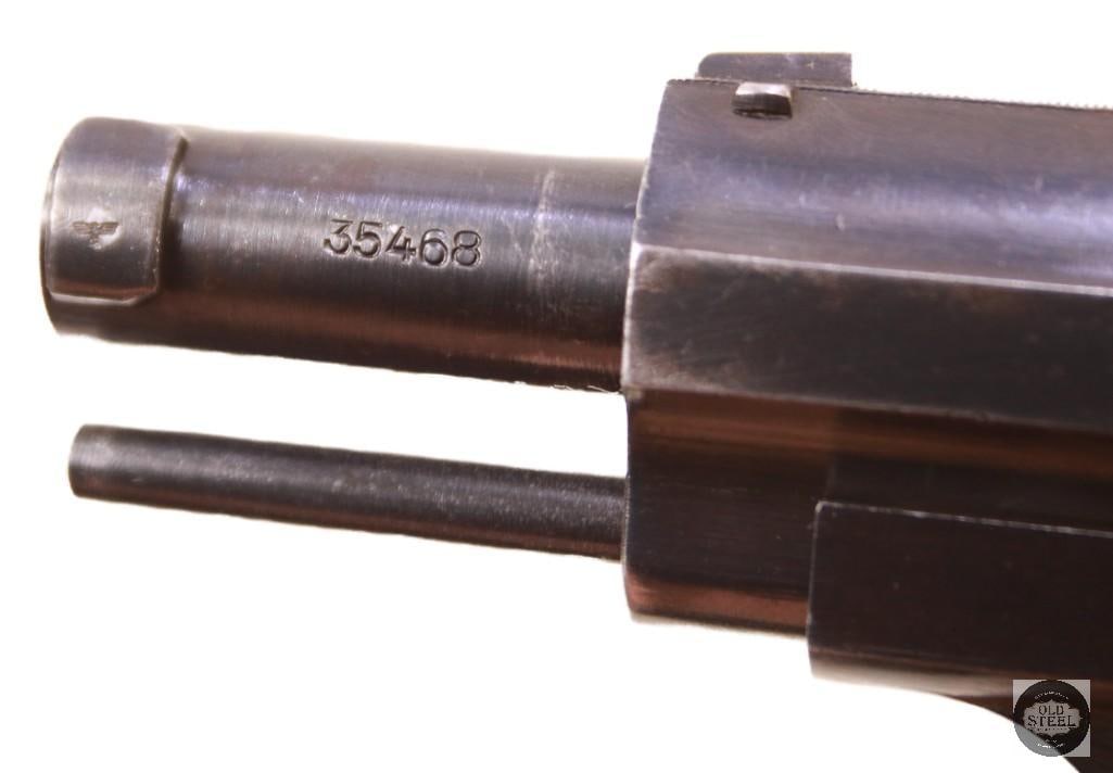 German Proofed Femaru Model 37 7.65mm Pistol MFG 1941 w/ 1942 JSD Holster & Matching Magazines - 9